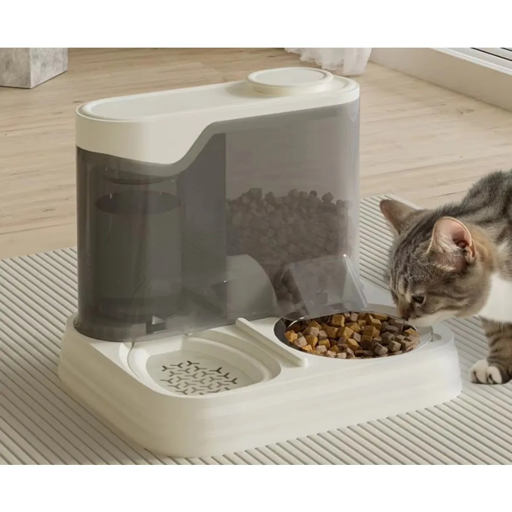 Rundum-Sorglos 2-in-1 Katzen-Futterstation